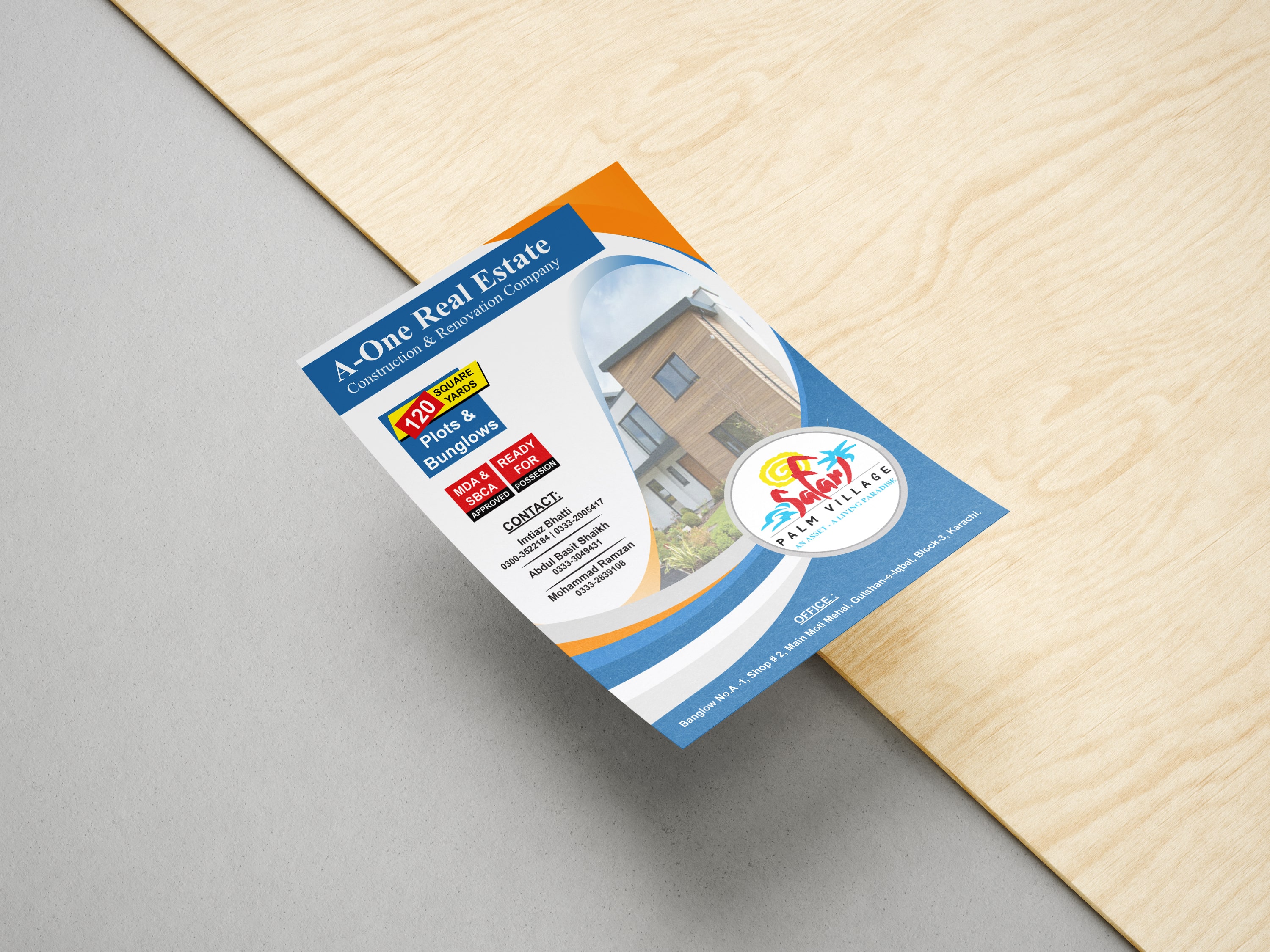 A5 modern flyer design Houston ,TX marketing