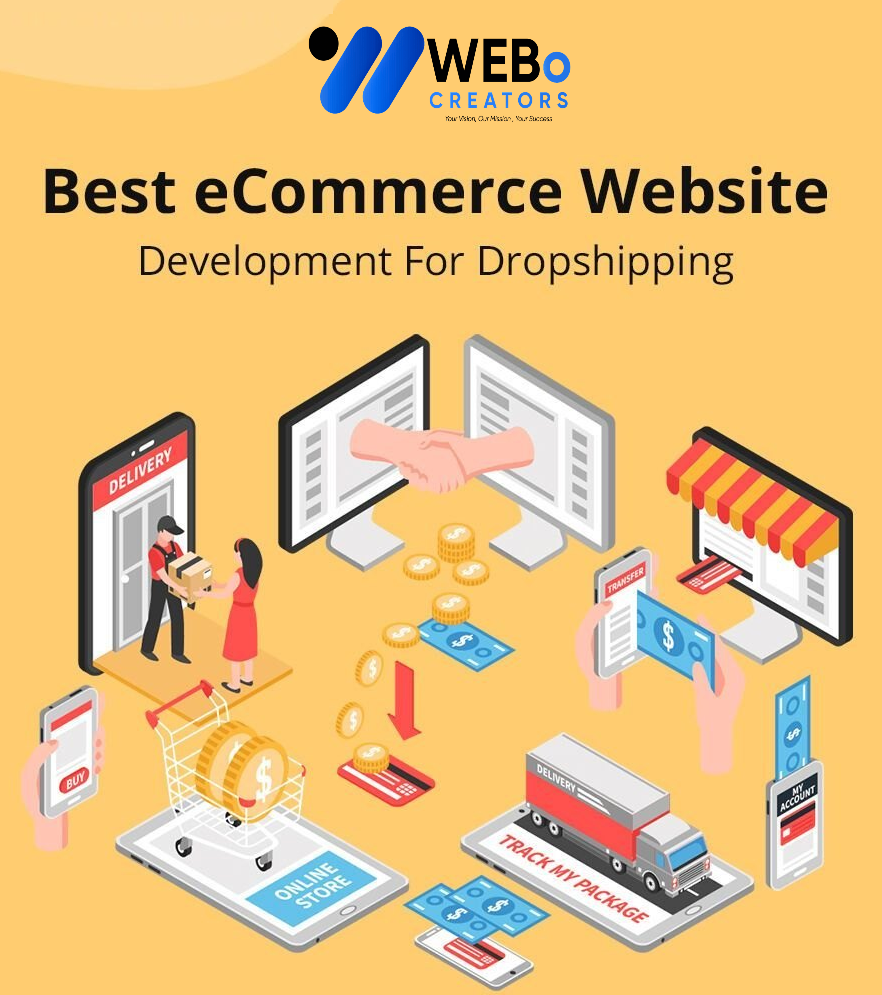 Modern Shopify dropshipping store design for online selling in Houston ,TX 2026