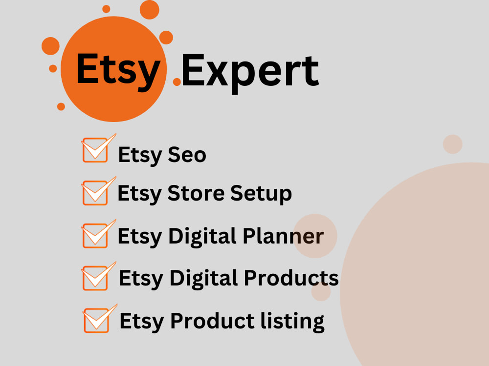 Etsy Shop Setup Service | Branding, SEO, Banner Design, Product Listings in Houston ,TX