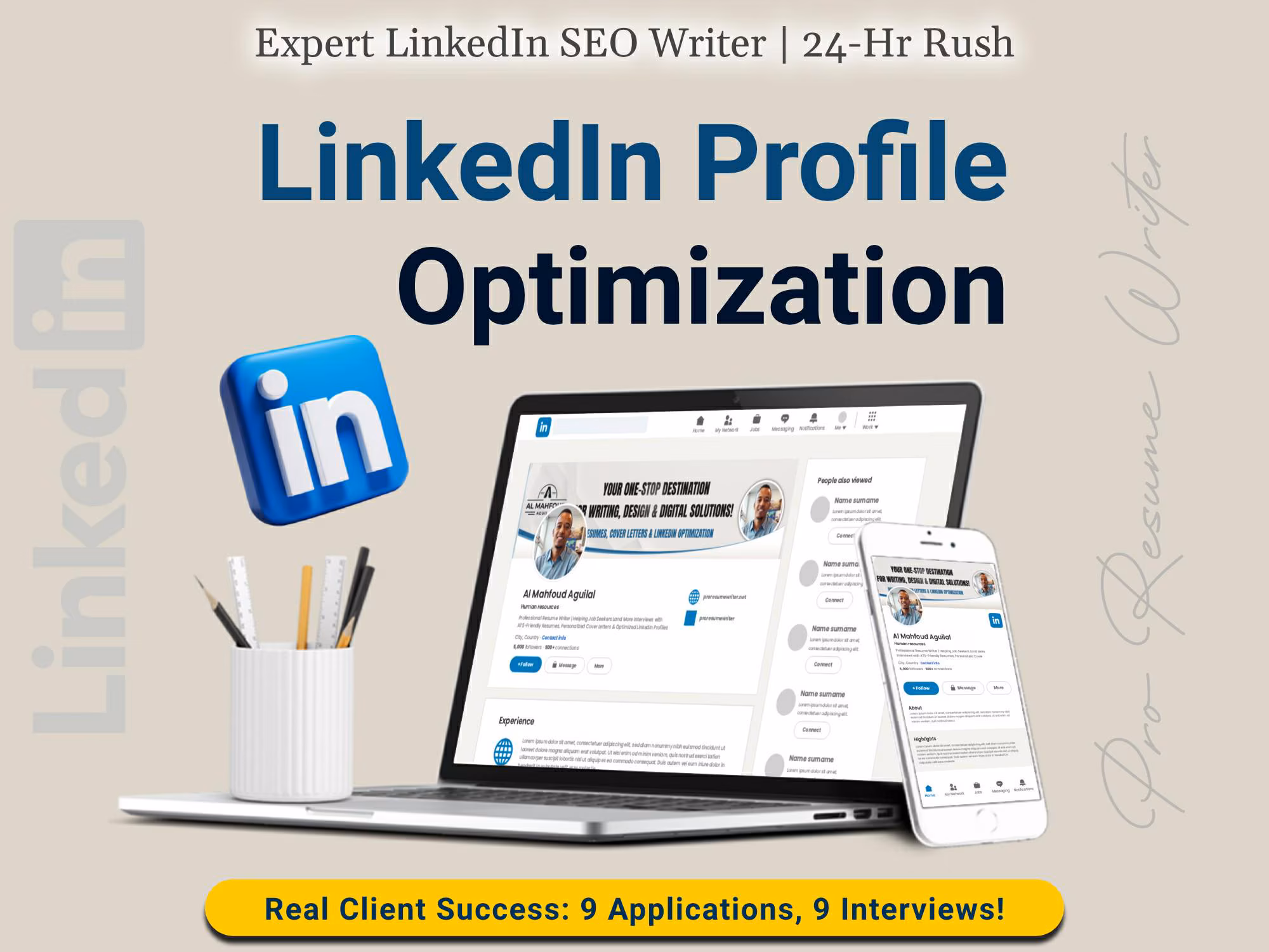 Profile Optimization & Enhancement LinkedIn Profile Building & Writing Services in Houston ,TX 2026