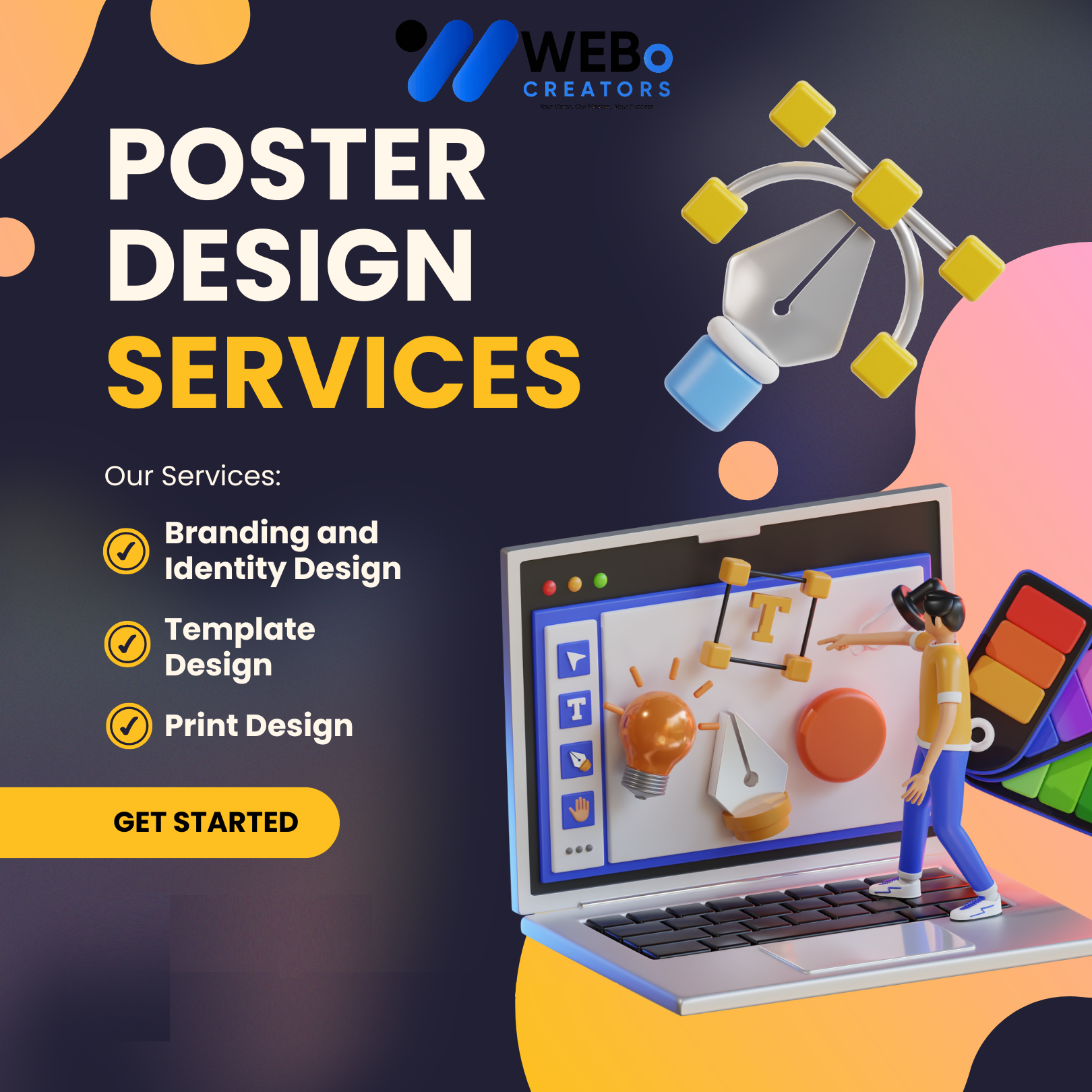 Poster Design Service | Get Powerful Advertising Poster in Houston ,TX for Business and Events