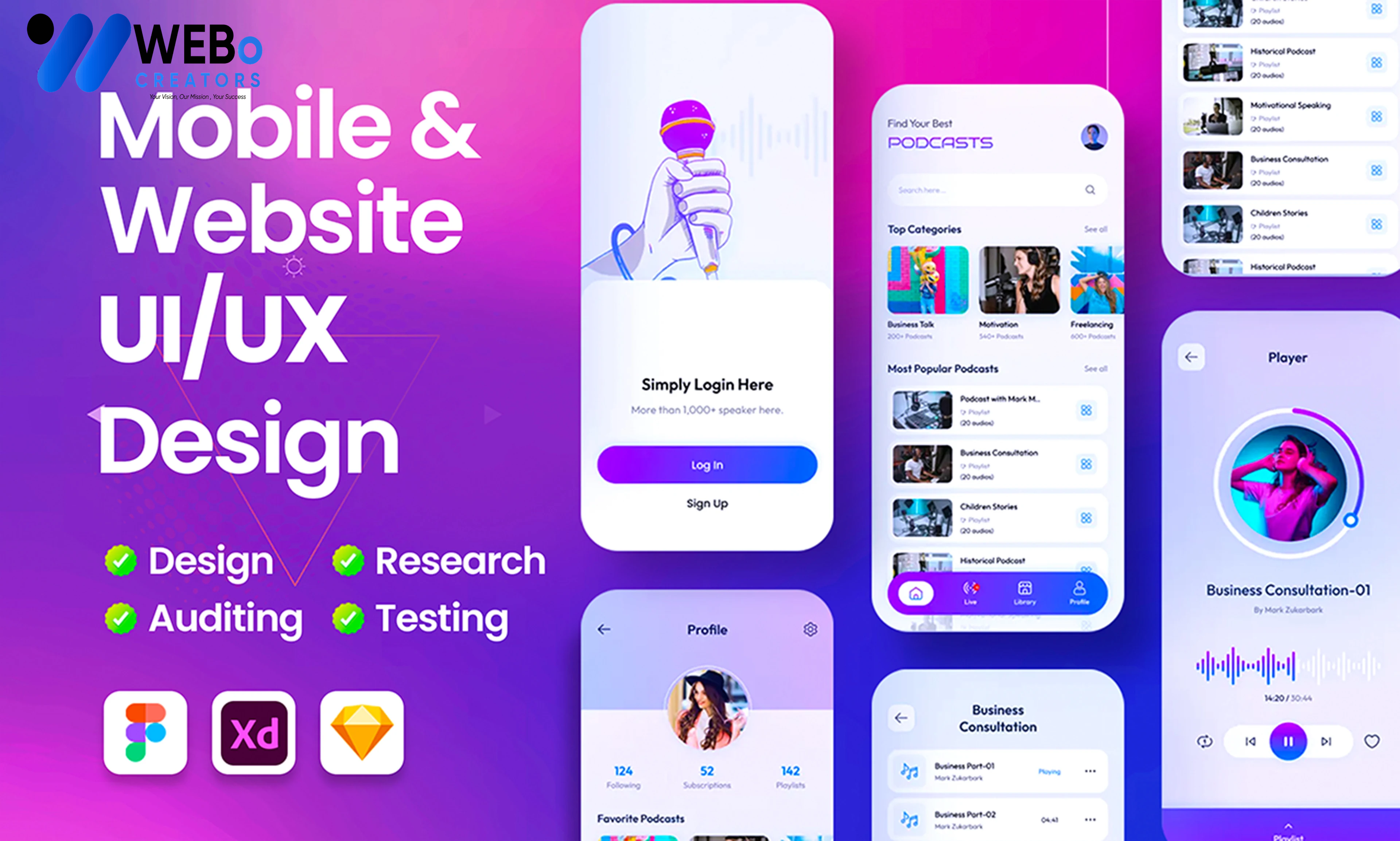 Flutter App UI/UX Design | Beautiful Flutter Interface Design in Houston ,TX